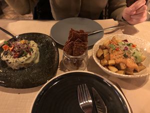 Bravas & ensaladilla   at Greta in Sant Cugat Del Valles