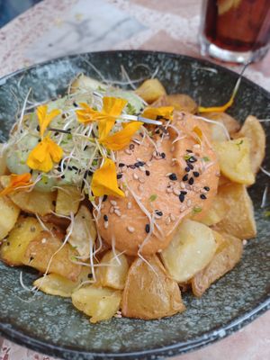 Patatas bravas at Greta in Sant Cugat Del Valles