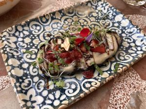 Eggplant 🍆   at Greta in Sant Cugat Del Valles