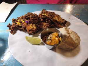 Crunchy mushroom at Greta in Sant Cugat Del Valles