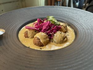 No-meat balls  at Greta in Sant Cugat Del Valles