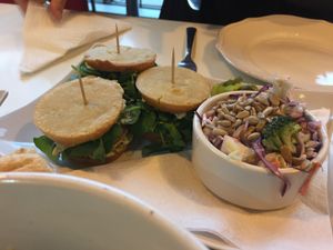 Chomp sliders at Chomp Vegan Eatery in Vancouver