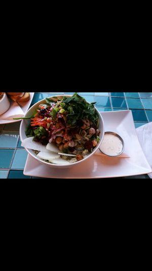 Roller coaster bowl at Chomp Vegan Eatery in Vancouver