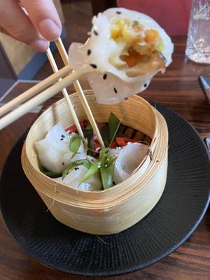 Dumplings from heaven  at Buddha Kitchen in Hamburg