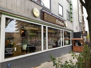Street view  at Buddha Kitchen in Hamburg