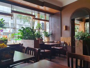 Interior at Buddha Kitchen in Hamburg