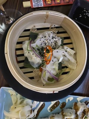 Dumplings  at Buddha Kitchen in Hamburg