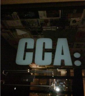 entrance to the bar area (upstairs cafe and bar) at Saramago Cafe Bar in Glasgow