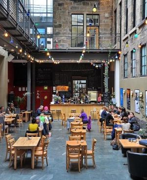 Saramago Café bar in Glasgow's CCA at Saramago Cafe Bar in Glasgow