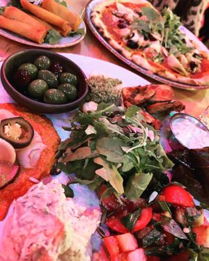 Platter at Saramago Cafe Bar in Glasgow