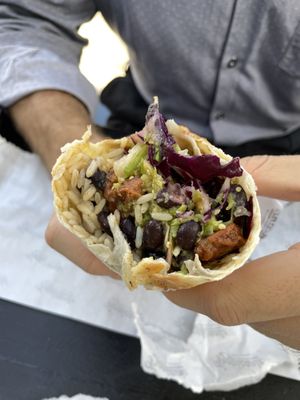 Vegan meat (pibli)  at Tropicante in Graz