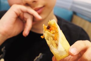 Spring rolls   at Tofu Vegan - Golders Green in North West London