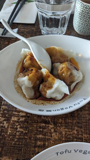Dumplings at Tofu Vegan - Golders Green in North West London