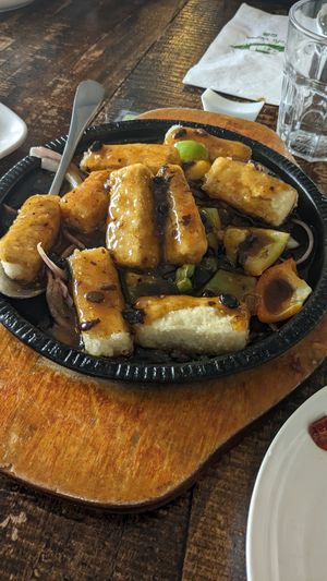 Black bean sauce tofu at Tofu Vegan - Golders Green in North West London