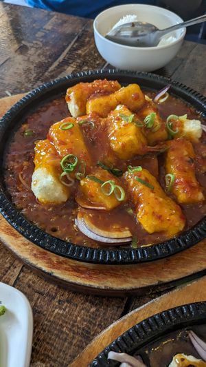 Chilli sauce tofu at Tofu Vegan - Golders Green in North West London