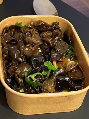 Cold cloud mushroom dish - delicious  at Tofu Vegan - Golders Green in North West London