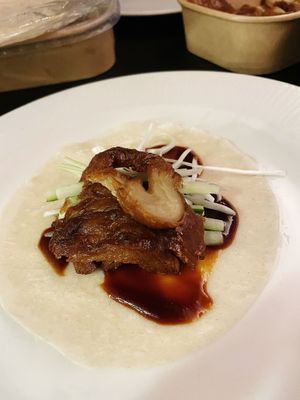 Faux duck pancake at Tofu Vegan - Golders Green in North West London