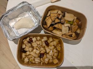 Takeaway food at Tofu Vegan - Golders Green in North West London