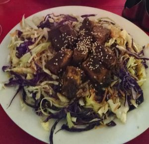 tofu at Naturaleza Sabia in Buenos Aires