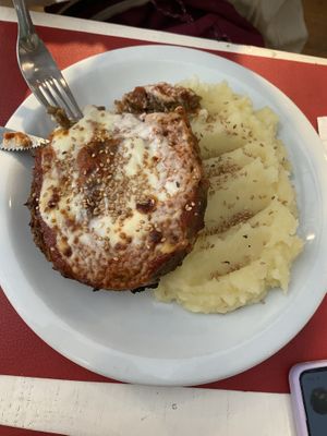 Lentil hamburger   at Naturaleza Sabia in Buenos Aires