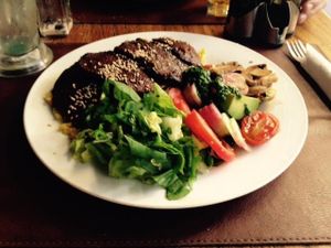 seitán a la mediterránea at Naturaleza Sabia in Buenos Aires