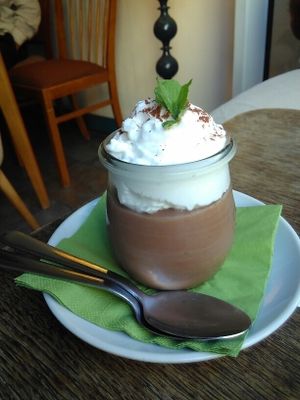 Chocolate mousse at Falscher Hase in Dresden