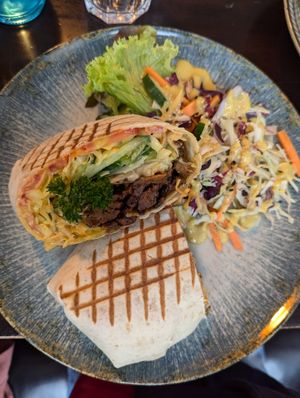Wrap von der Tageskarte at Falscher Hase in Dresden