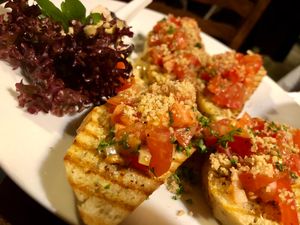 Vegan Bruschetta  at Falscher Hase in Dresden