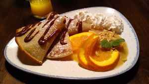 Pancakes (Dessert) at Falscher Hase in Dresden