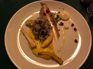 Part of our 5 course meal at Marits Eetkamer in Amsterdam