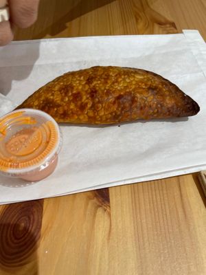 Cheesburger Empanada at Stephanie's Vegan Bakery + Cafe in Fort Lauderdale