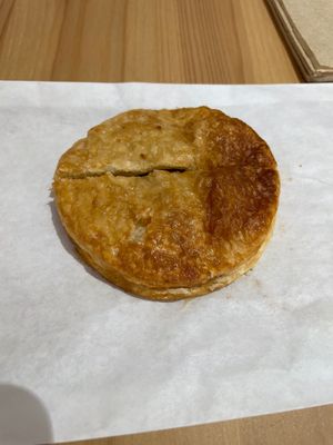 Beef Pastelito - savory beef in a sweet crust at Stephanie's Vegan Bakery + Cafe in Fort Lauderdale