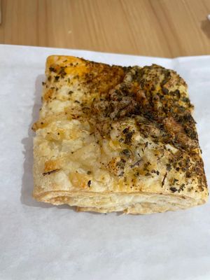Spinach and cheese in a flaky crust  at Stephanie's Vegan Bakery + Cafe in Fort Lauderdale