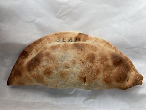 Black bean and corn empanada   at Stephanie's Vegan Bakery + Cafe in Fort Lauderdale
