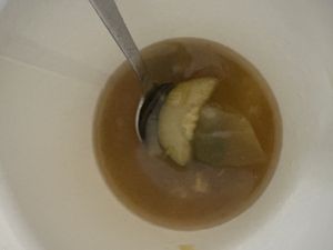 Veggie soup!  at Stephanie's Vegan Bakery + Cafe in Fort Lauderdale