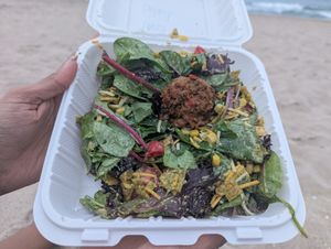 Taco salad at Stephanie's Vegan Bakery + Cafe in Fort Lauderdale