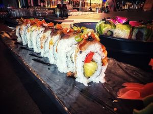 Vegan sushi 🥰  at Blue Sushi Sake Grill in Nashville