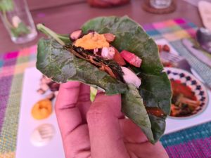 Vegan DIY samgyup rolls at Urban Greens in Makati