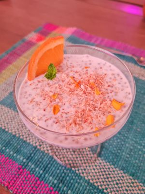 Basil Chocolate Chia Mousse at Urban Greens in Makati