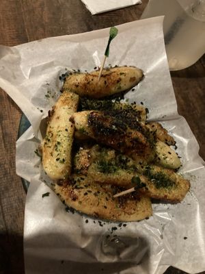 Fried saba  at Little Milkyway in Baguio City