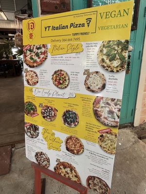 Pizza menu  at Yesterday Tomorrow 365 - ต่ะวาวันพูก in Bangkok