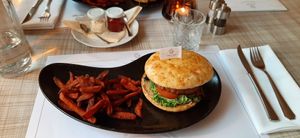 Vegan Burger at ANNO 1887 in Helmstedt