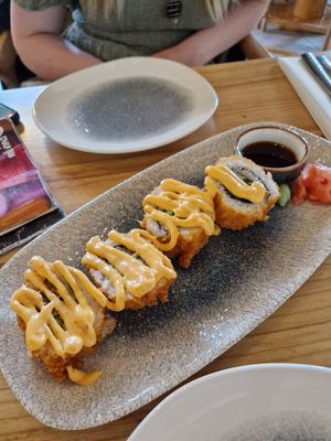 Deep fried sushi starter at Re Nao in Galway