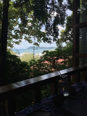 View from my table #Veganuary at Pegaga in Langkawi