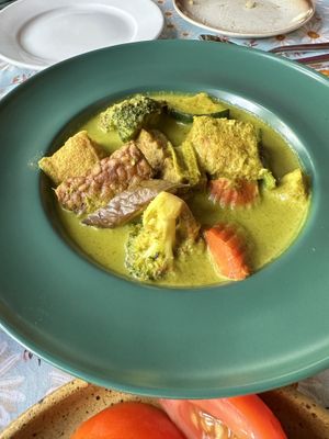 Green curry!! Must try!  at Pegaga in Langkawi