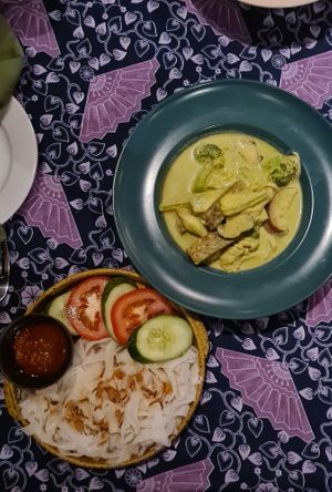 Green curry. Really good and spicy. at Pegaga in Langkawi