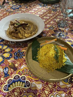 Mushroom Tempeh Rendang  at Pegaga in Langkawi