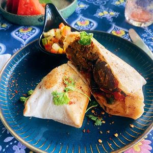 Falafel wrap  at Pegaga in Langkawi