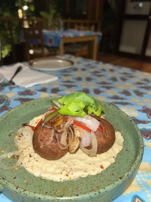 Falafel & hummus  at Pegaga in Langkawi