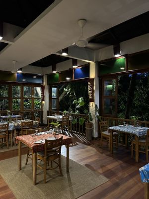 Restaurant inside  at Pegaga in Langkawi